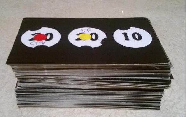 Many of you will recognize this precious friend...the loyalty cards used for our "Try 3 for $50" promo..big stack!!!