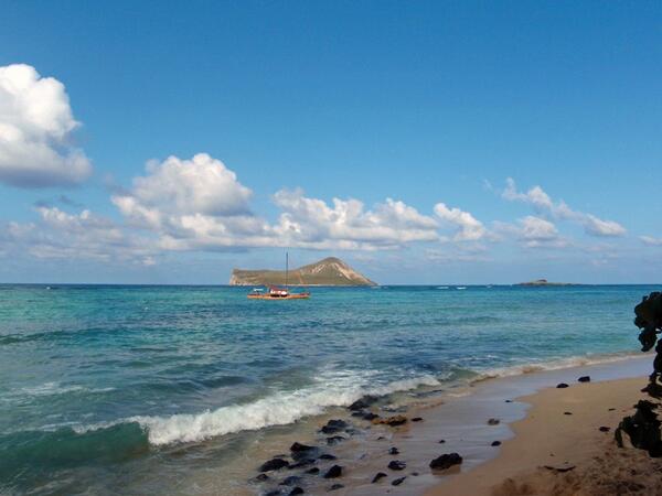 WorldAmeric's tweet photo. #5 Waimanalo Bay Beach Park, Oahu, HI

#America http://t.co/W4AFkgbyNY