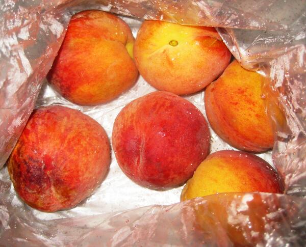 JosephSapia's tweet photo. All is peachy, bought #JerseyPeaches at a #BurlingtonCounty farm market 2day. Eating Jersey peaches R a summer treat. http://t.co/dXwRM9LO0Q