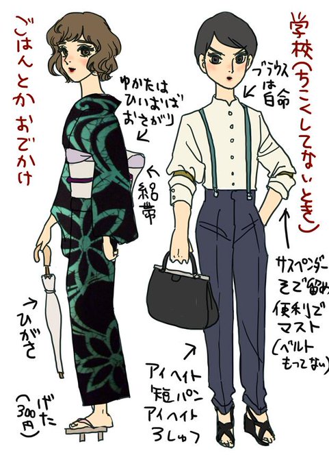 ふぁぼられた数だけ自分の私服を着たキャラを描くのtwitterイラスト検索結果 古い順