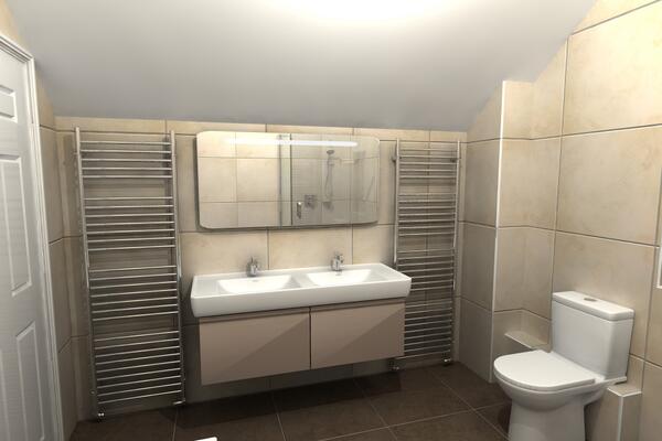 MostlyBathrooms's tweet photo. Been away from Twitter for a while, but here's a photo of one of our recent @virtualworlds3D CAD designs http://t.co/YJNeRMLUsj