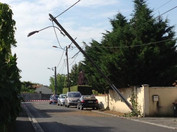 Image d'illustration pour Orages très violents en Aquitaine et Poitou Charentes