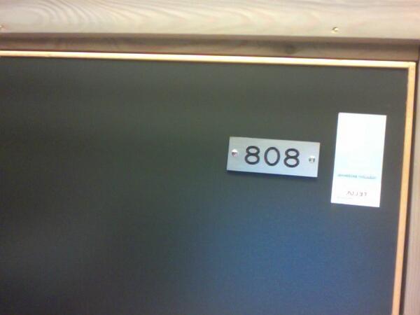 so happy to finally get this hotel room... #808