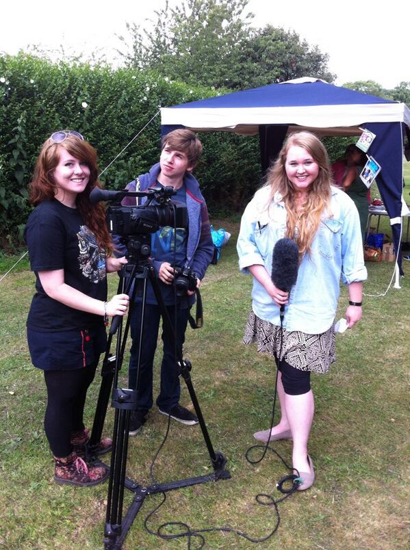 Filming for the annual report video at Unity Day in Hyde Park with <a href="/Apprentisheep/">Tom, Louise & Megan</a>