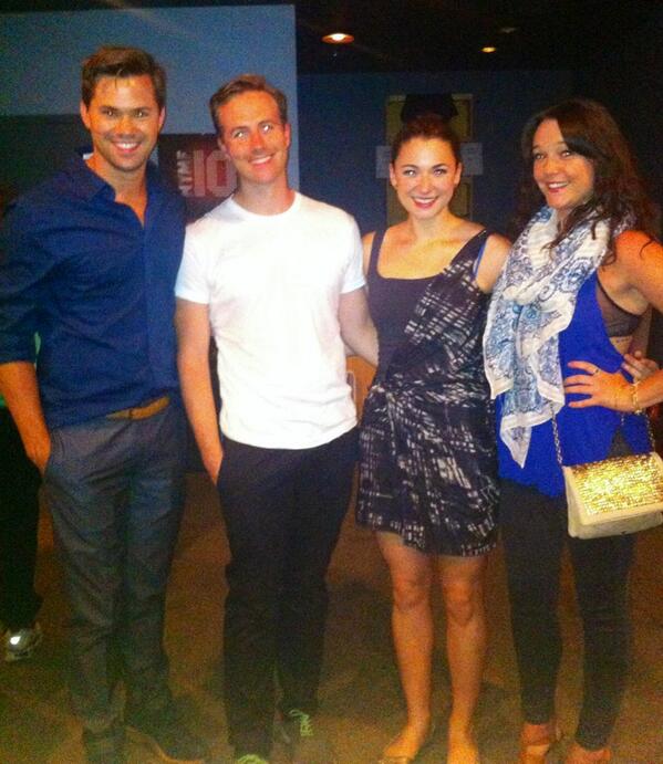 Castle_Walk's tweet photo. Great to see @AndrewRannells at the show last night! Cc @bretshuford @stephrothenberg http://t.co/9VeHsrROT4