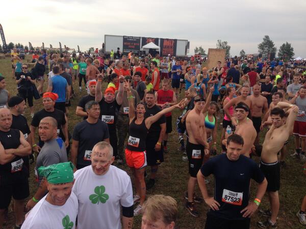 PowerfulFoods's tweet photo. Amazing crowd at @ToughMudder Buffalo! GOOD LUCK athletes - stop by the PY booth to fuel up &amp; recover! http://t.co/viu2F0fig5
