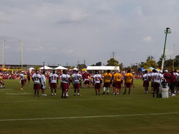 IgniteSN's tweet photo. Early practice. #redskinsrva http://t.co/GhMIqva5hH
