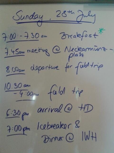 Check out tomorrow's schedule here!