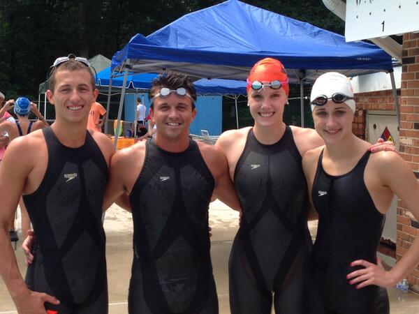 OHSharks's tweet photo. Again our shark coaches win the coaches relay at divisionals!! Fastest coaches in division 9! http://t.co/M6npCj25fT