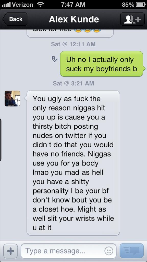 kyliedahllll's tweet photo. Isn't it lovely what someone messaged me on kik? http://t.co/67a1YaA92T