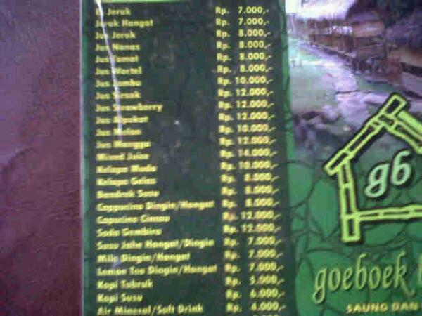 Galaspati24's tweet photo. Menu Minuman http://t.co/TuWLvhxkRY