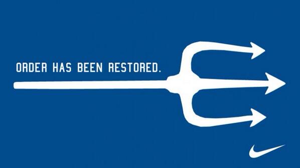 DukeFansOnly's tweet image. Order has been restored.