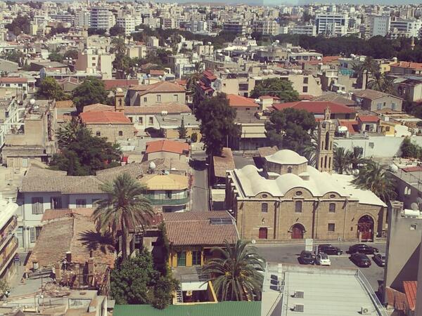 WeAre_Cyprus's tweet photo. In Old town #Nicosia?Definitely visit the Ledra Museum Observatory,11th floor,Ledra street Debenahms. Stunning views http://t.co/6EOEkfw9Me"