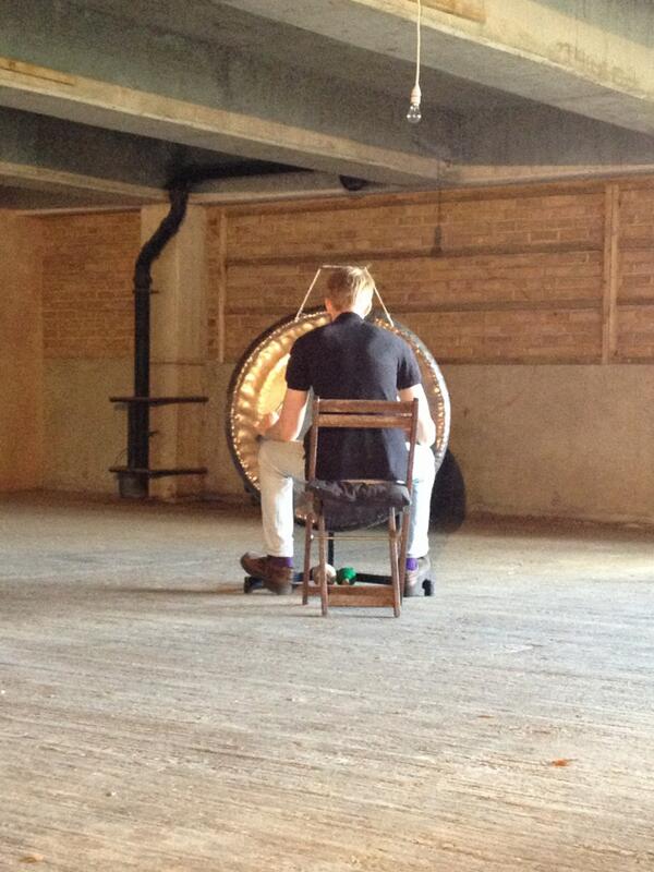 Amazing 20 min or so sonic wash of gong. I feel clean, if a little deaf. @LCMFPeckham