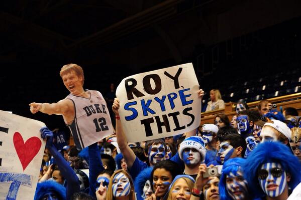 DukeFansOnly's tweet image. Skype this Roy Williams #UNCSUCKS