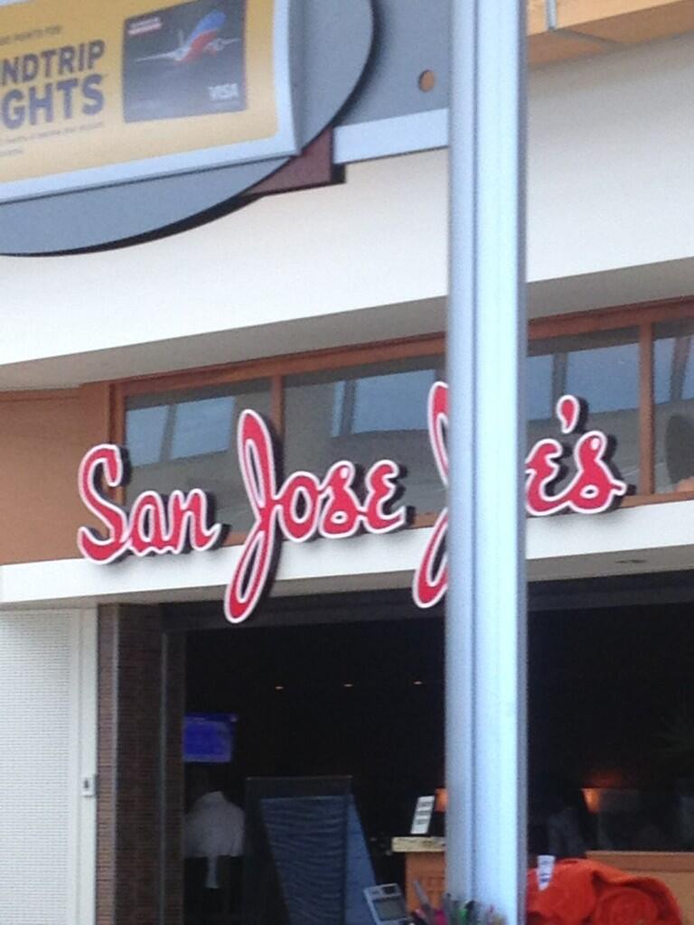 Arron Oberholser on Twitter "Gate 23 at SJC is straight across from