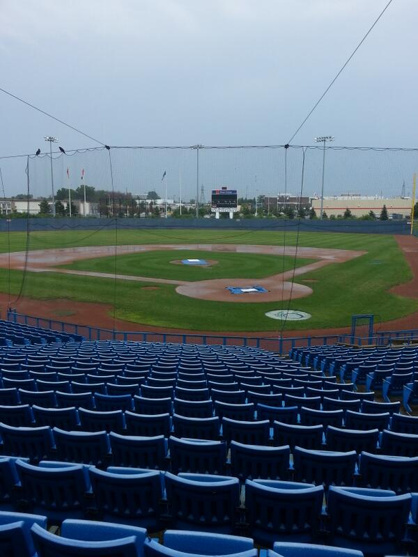 Tonight's game vs Cards at the stadium is cancelled.  The rain let up but the field is underwater.