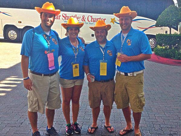 TeamMKE's tweet photo. Coaches on their way to Opening Ceremonies!  Vote #ATXMaccabiMIL !!!
Vote early, vote often!!

#ATXMaccabiMKE http://t.co/yJIXIDUZ5L