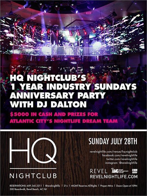 VIPAtlanticCity's tweet image. #HQ #nightclub 1 year #industry #anniversary #party #tonight with @DaltonNYC @RevelNightlife #doac #revel #ac #vip