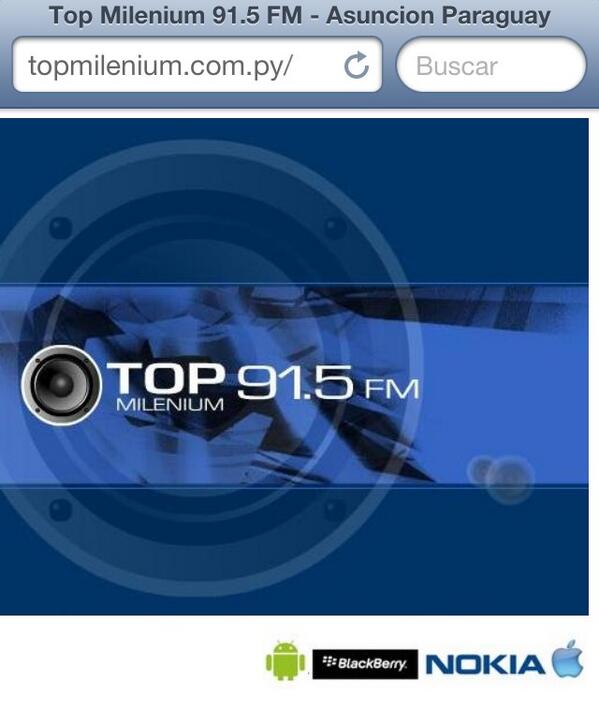 Así podés escuchar <a href="/TopMilenium/">Top Milenium 91.5</a> desde tu smartphone: