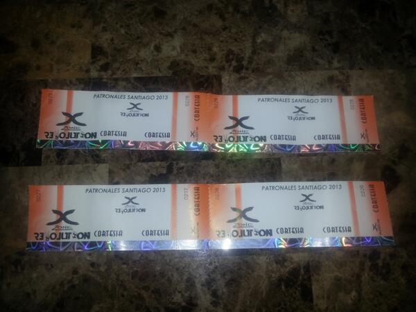 Quieres ganarte uno de estos VIP? Dale #RT a todos mis twits donde menciono el @xzone2013 y te lo llevas