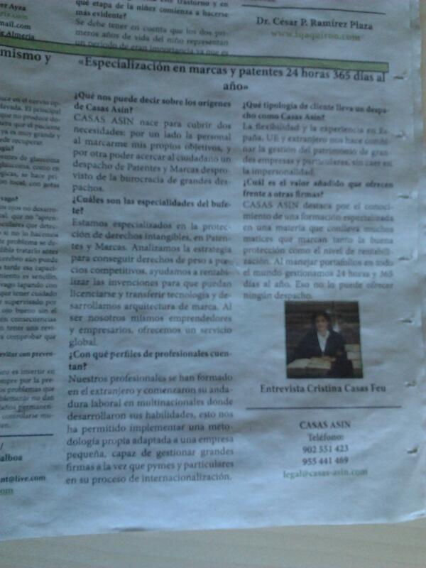 Casas_IP's tweet photo. Os dejamos una fotografía del artículo de @CasasAsin en @gaceta_es el pasado domingo 28 de Julio. http://t.co/4EIapVo0a2