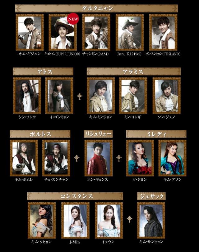 [SCHEDULE] Musical “Three Musketeers” Kyuhyun Shows in Japan SpeciAll