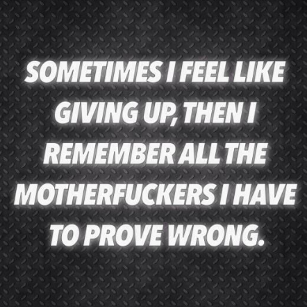 AthletesJust's tweet photo. This is definitely the most motivational quote there is! http://t.co/2gLQ0fJtva