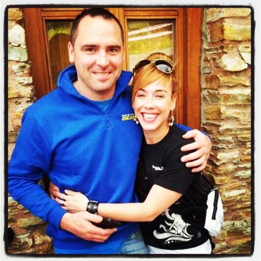 vanesipal's tweet photo. mi primiii..  @OscarsanSport ... :) http://t.co/hnD6dlD98t
