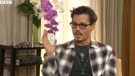 BBCNews's tweet photo. "I may give up acting," Johnny Depp tells @BBCBreakfast. Here's the interview in full http://t.co/EPiMRZDaCx &amp; http://t.co/nhGHtRK7iM