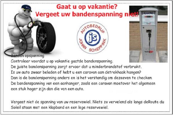 scheppink1's tweet image. Gratis bandenspanning meten