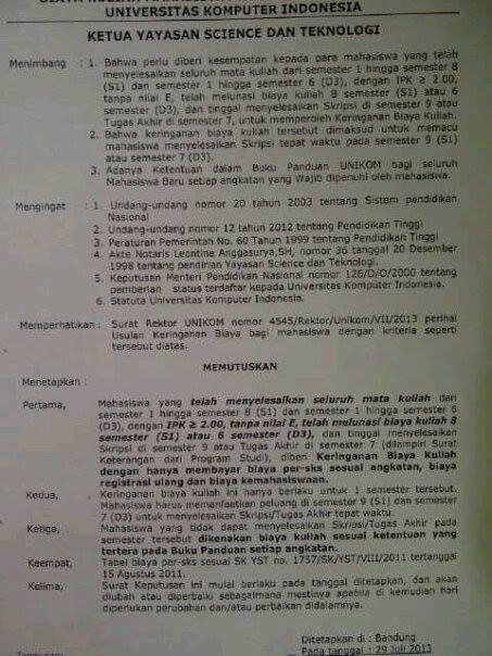 infounikom's tweet photo. #InfoUnikom Sepertinya Autodebt blm berhasil karena ada kaitanya dengan Hasil Audiensi bersama Rektor bbrp wktu lalu http://t.co/yZGQ9C5KgN