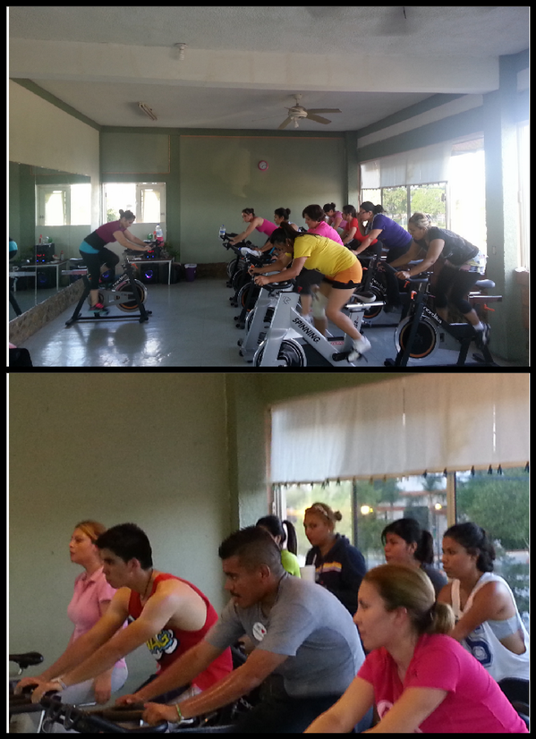 eliette28's tweet photo. #SpinningFit. Horarios 8y9 am. 6, 7, 8 pm arriba del king korn . Macro 1. Piedras Negras Coah. http://t.co/d5w8AGnWT8