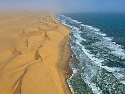 Namibia, Where desert meets water!