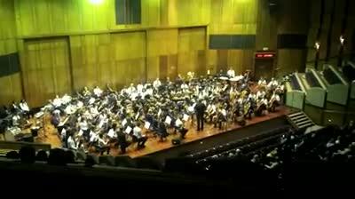 PYPOrchestra's tweet photo. The mass orchestra at this year's Youth Orchestra Festival in the Linder Auditorium http://t.co/iysyyTbf34