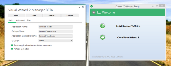 VisualSoftCorp's tweet image. Preview: Visual Wizard 2 - Easily create installers for your apps/games