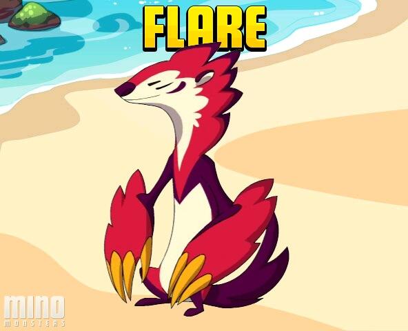 I just got a Flare in MinoMonsters! Try it for FREE! bit.ly/playmino