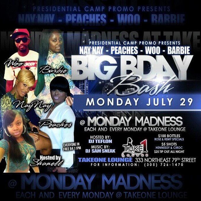 Yall dont forget to come out tonight @Take1lounge to party with us barbie banks , woo, peaches, nay nay<a class="tags" target="_blank" title="On Twitter" href="/?out=eyJ0eXAiOiJKV1QiLCJhbGciOiJIUzUxMiJ9.eyJpYXQiOjE3MjQ5Mzg3NjAsImlzcyI6InR3cG9ybnN0YXJzLmNvbSIsIm5iZiI6MTcyNDkzODc2MCwiZXhwIjoxNzU2NDc0NzYwLCJyZWRpcmVjdF91cmwiOiJodHRwczovL3R3aXR0ZXIuY29tL1Rha2UxbG91bmdlIn0.CNSScfvJBr6Wygwd90fMw0SfmlIhMQxY-cbgw9BTwF78yyU2F5NYo-ZeX0niBCA-lb63DGYJQQQHORcrIWDjZg">&#64;Take1lounge</a>