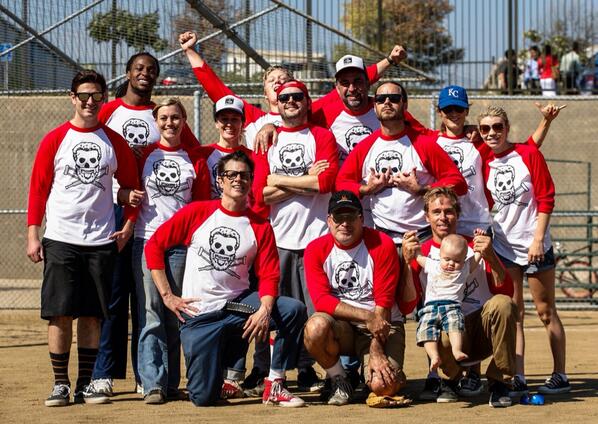 realjknoxville's tweet photo. Here is my, dave england, and chris pontius's team in the 2nd annual ryan dunn memorial softball tourney.We lost;) http://t.co/KDDbhqAf7V