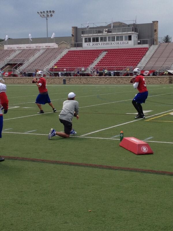 Lescarpenter's tweet image. Forget the Jets this might be the best quarterback battle in the AFC East