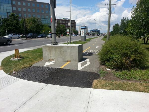 C'est bien de voir que les pistes cyclables demeurent une priorité.