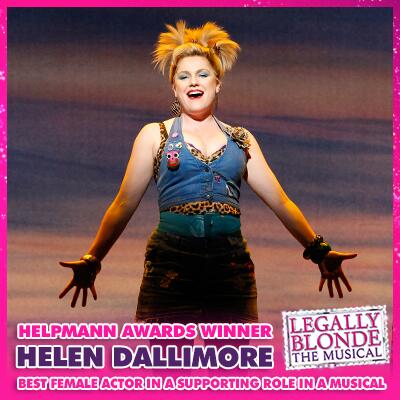 Snaps for Helen Dallimore who has been awarded Best Female Actor in a Supporting Role at the <a href="/HelpmannAwards/">Helpmann Awards</a>