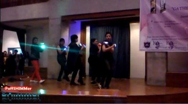 [PIC] 130629 SHIMMer perform lucifer remix @ kampus stepi event KYC | late post!