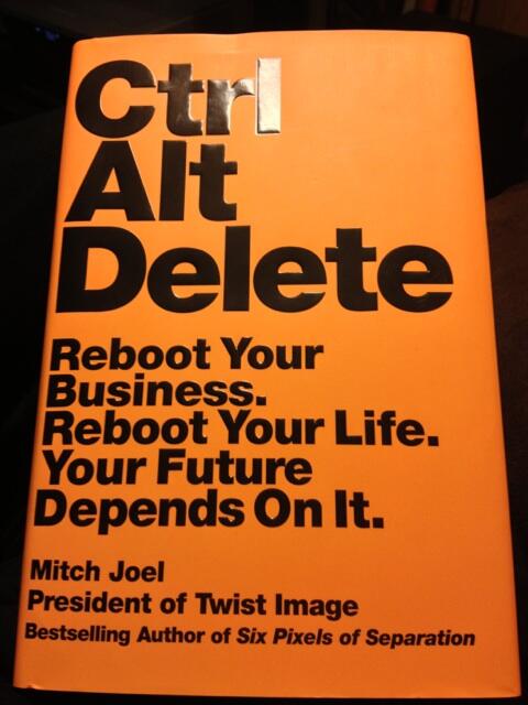stevenshomler's tweet photo. Chapter 2 of  #CtrlAltDelete by @mitchjoel was so good I read more than my #10PagesADay #BeUseful #Branding http://t.co/bUkjmdcWR5