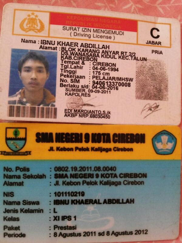 #INFO9 »» RT <a href="/indahdestiyani/">Indah ayu</a>: min sy nemu dompet isinya sim, stnk, ktp,kartu pelajar atas nama ibnu khaeral abdillah