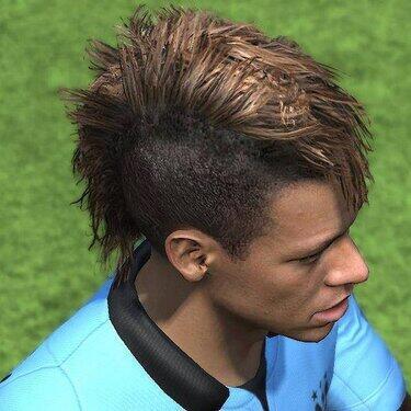 ExtraJoss on Twitter Foto Model rambut  Neymar  di PES 14 