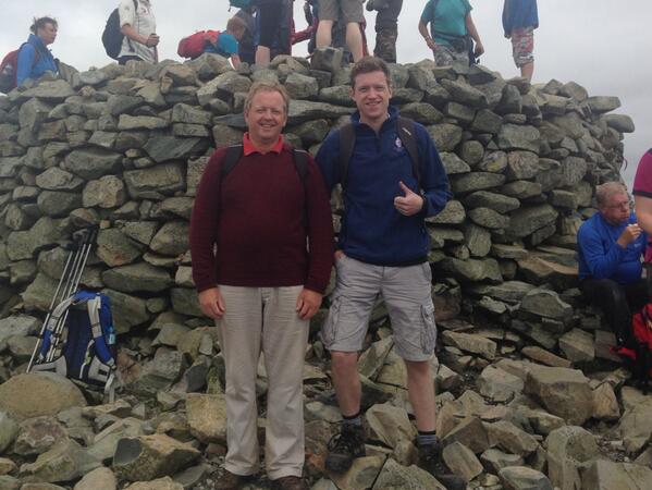 ajlarge's tweet image. Successfully scaled Scafell Pike #3pgc