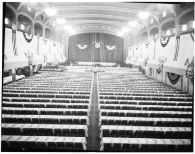 Interior of Omaha City Auditorium circa 1931. #Omaha