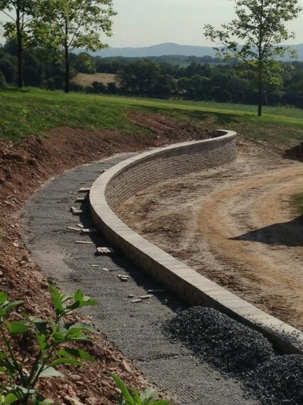 Huge <a href="/techobloc/">Techo-Bloc</a> wall project. 1300Sqft of pure #awesomeness. #techoarmy #minicreta #bestinberks