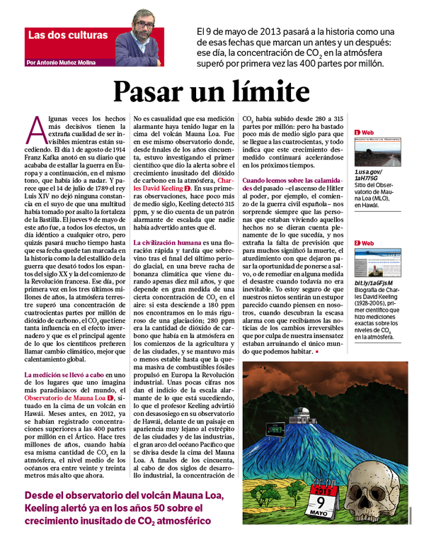 pepelynx's tweet photo. "Pasar un límite" @amunozmolina en el @muyinteresante de agosto, sobre una fecha histórica inadvertida http://t.co/FaJkOoGEKC